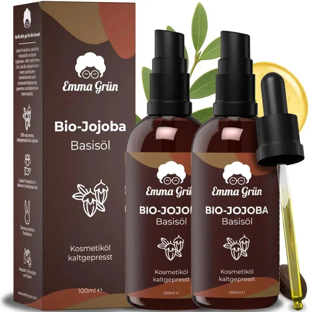 Bio-Jojobaöl (100 ml) Emma Grün 2 x 100 ml