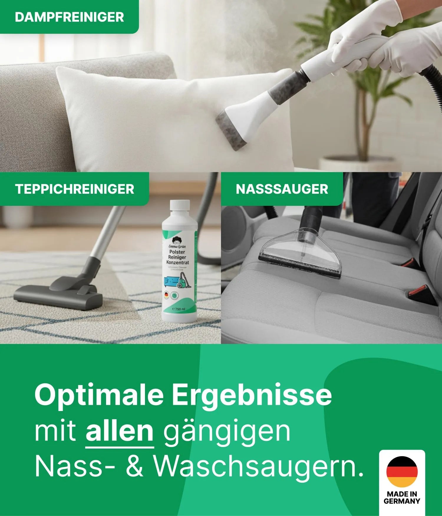 Sofa Reiniger Konzentrat Emma Grün