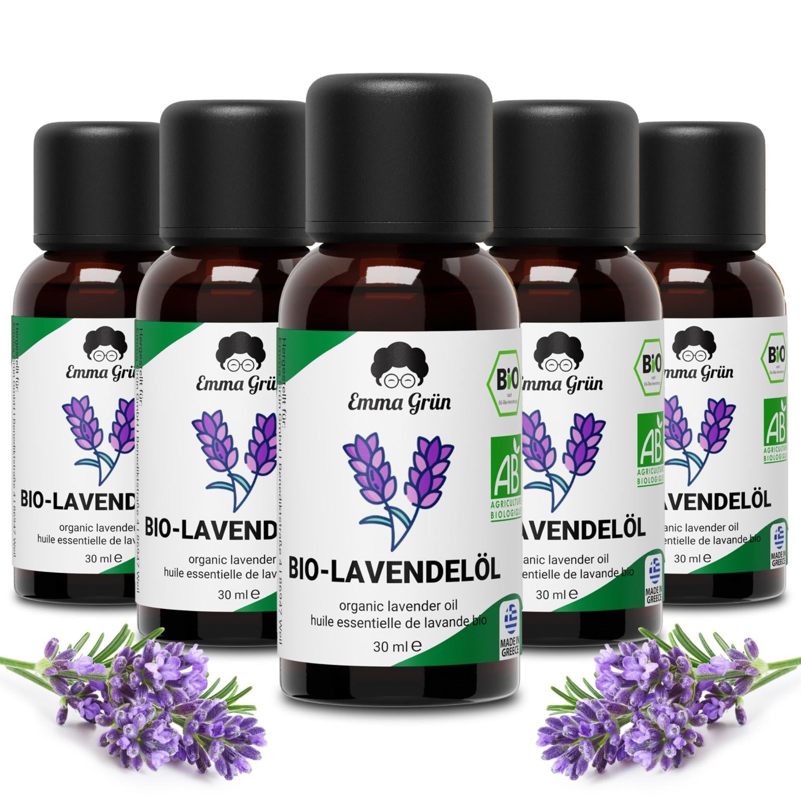Bio-Lavendelöl Emma Grün 5 x 30 ml
