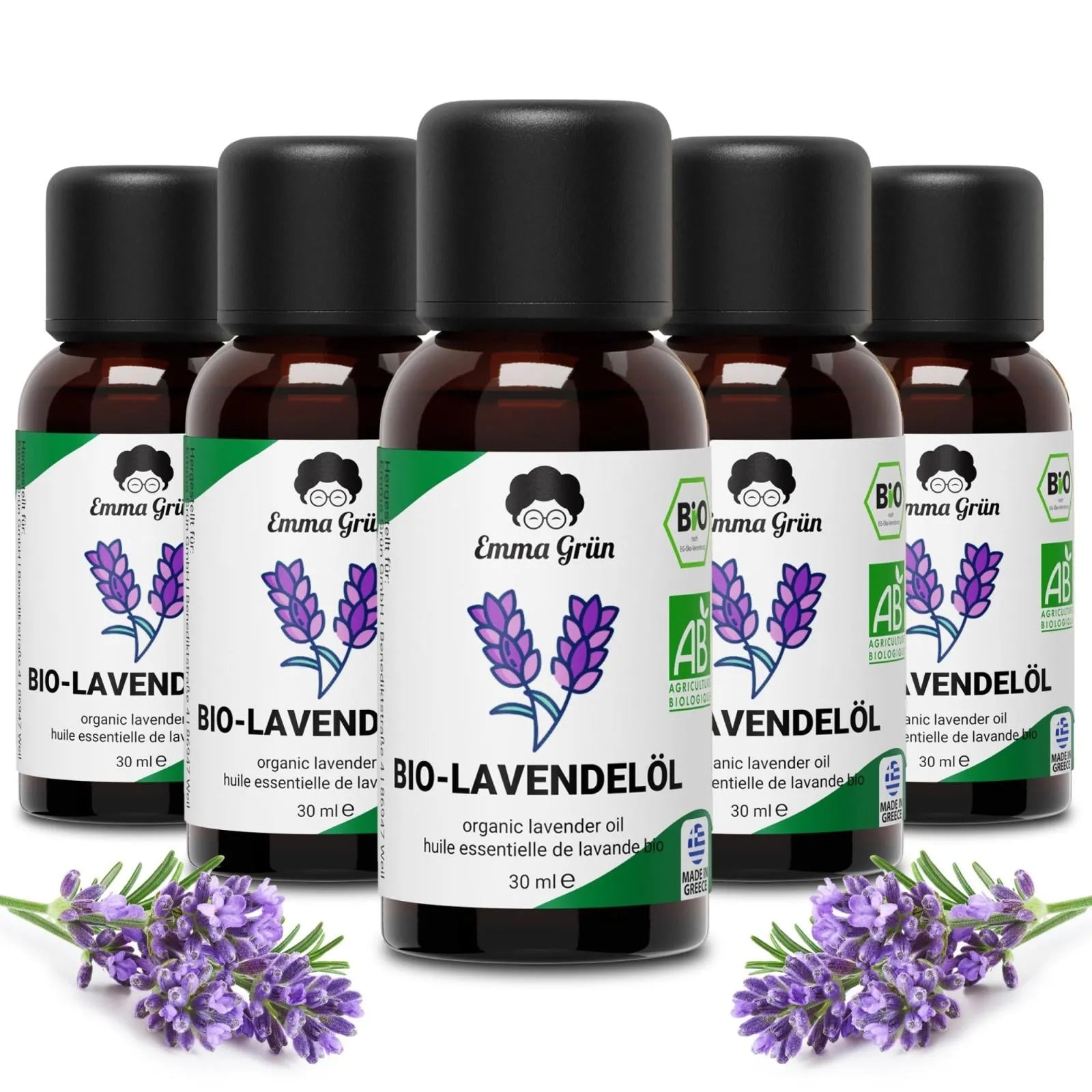 Bio-Lavendelöl Emma Grün 5 x 30 ml