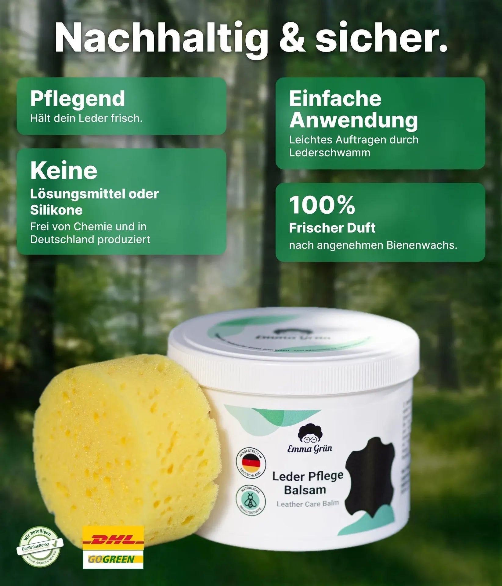 Lederbalsam (500 ml) Emma Grün