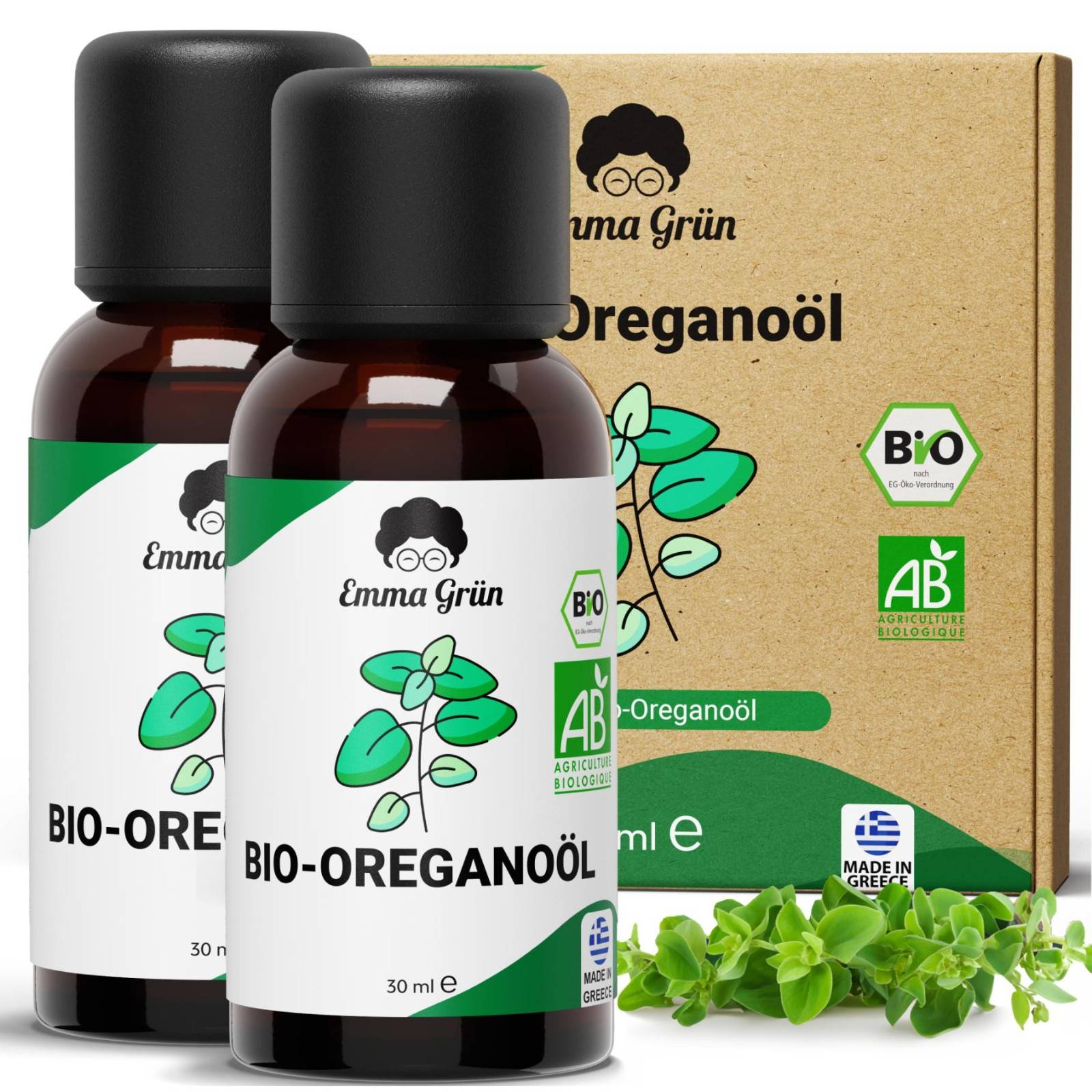Bio-Oreganoöl Emma Grün 2 x 30 ml