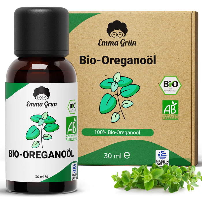 Bio Oreganoöl 30 ml, ätherisches Öl naturrein & hochdosiert, Bio-Qualität