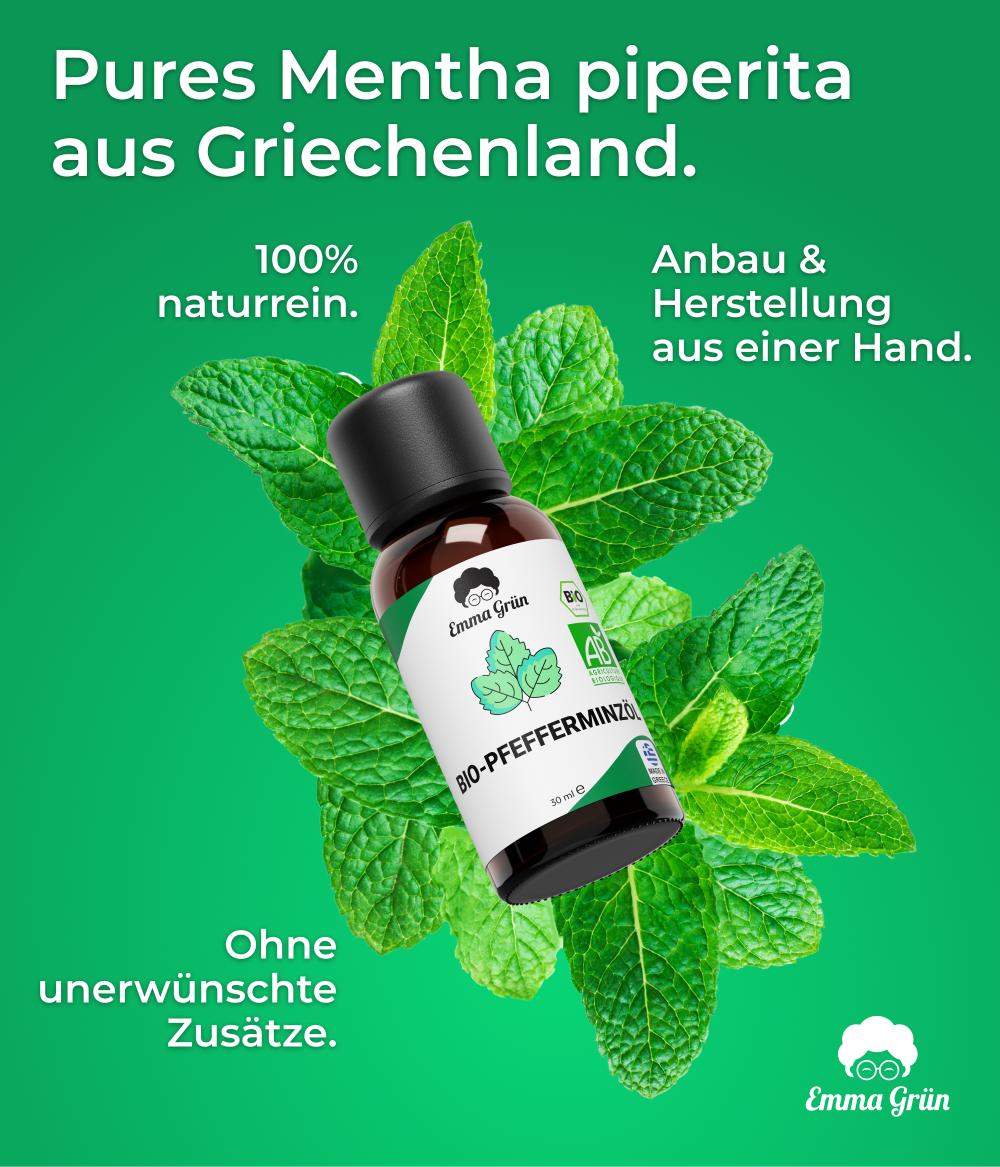 Bio-Pfefferminzöl Emma Grün
