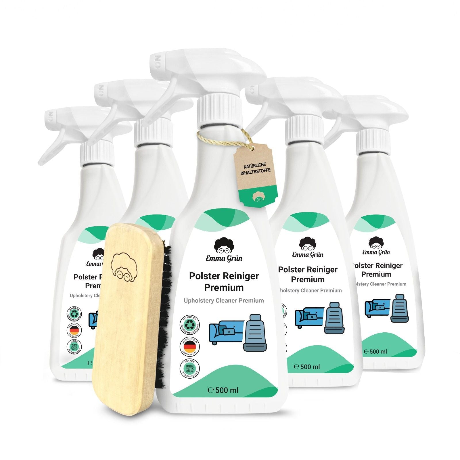 Polsterreiniger Emma Grün 5 x 500 ml