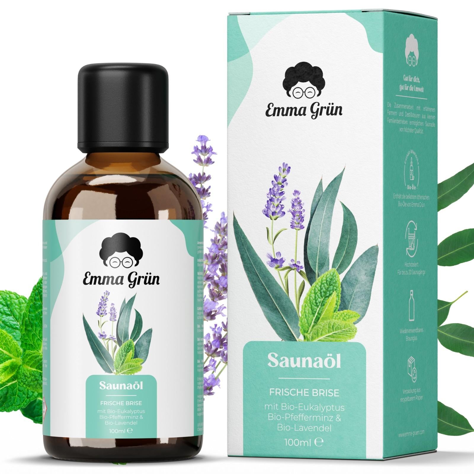 Bio-Saunaaufguss Frische Brise Emma Grün