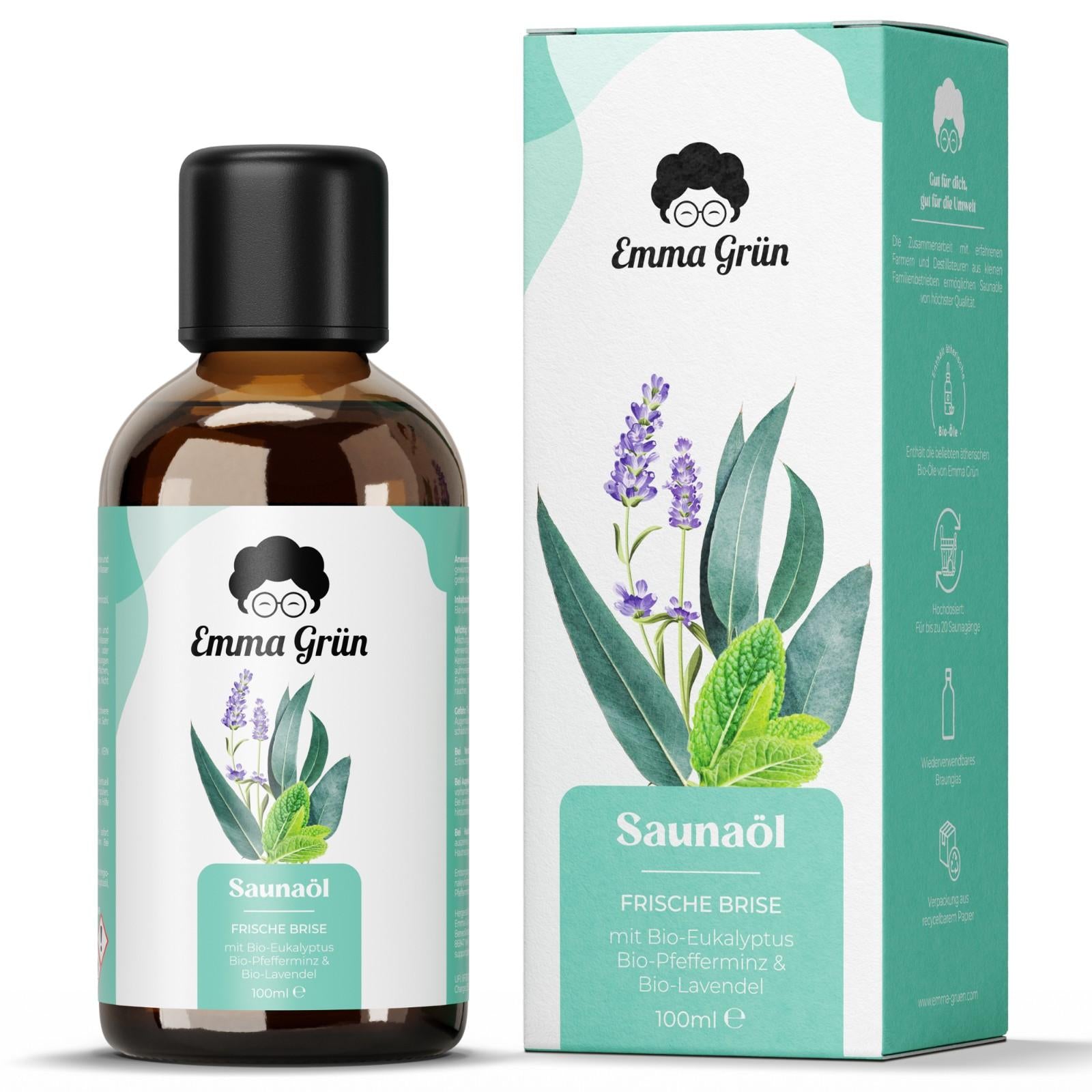 Bio-Saunaaufguss Frische Brise Emma Grün 100 ml
