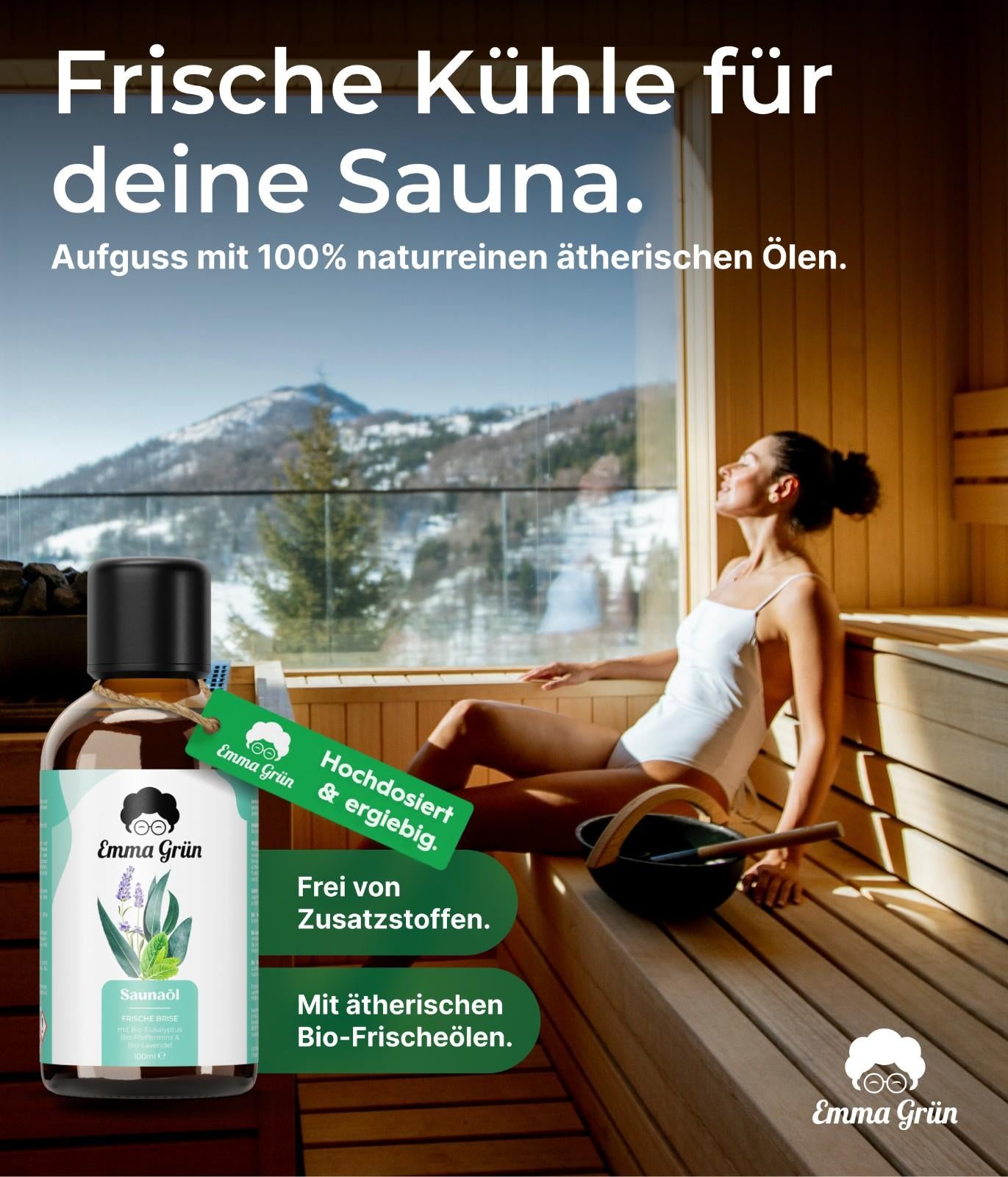 Bio-Saunaaufguss Frische Brise Emma Grün