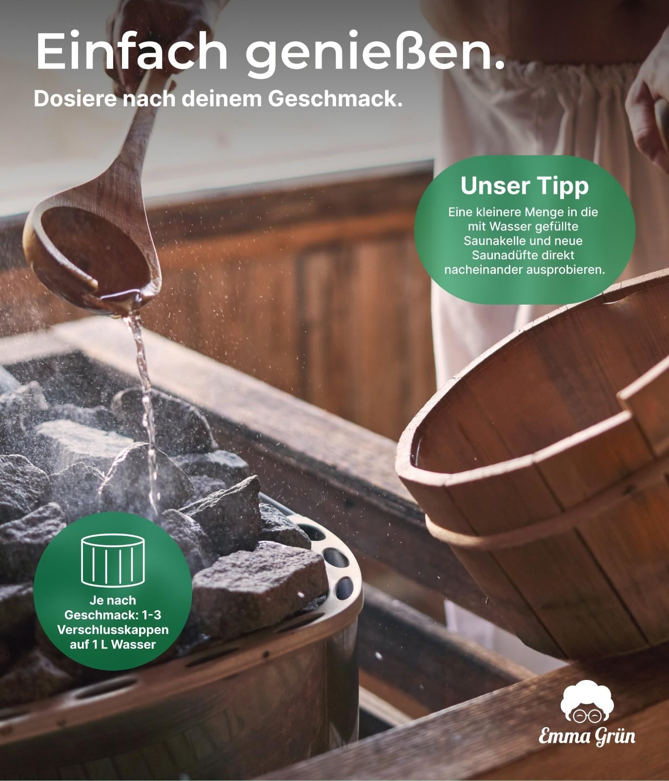 Bio-Saunaaufguss Frische Brise Emma Grün