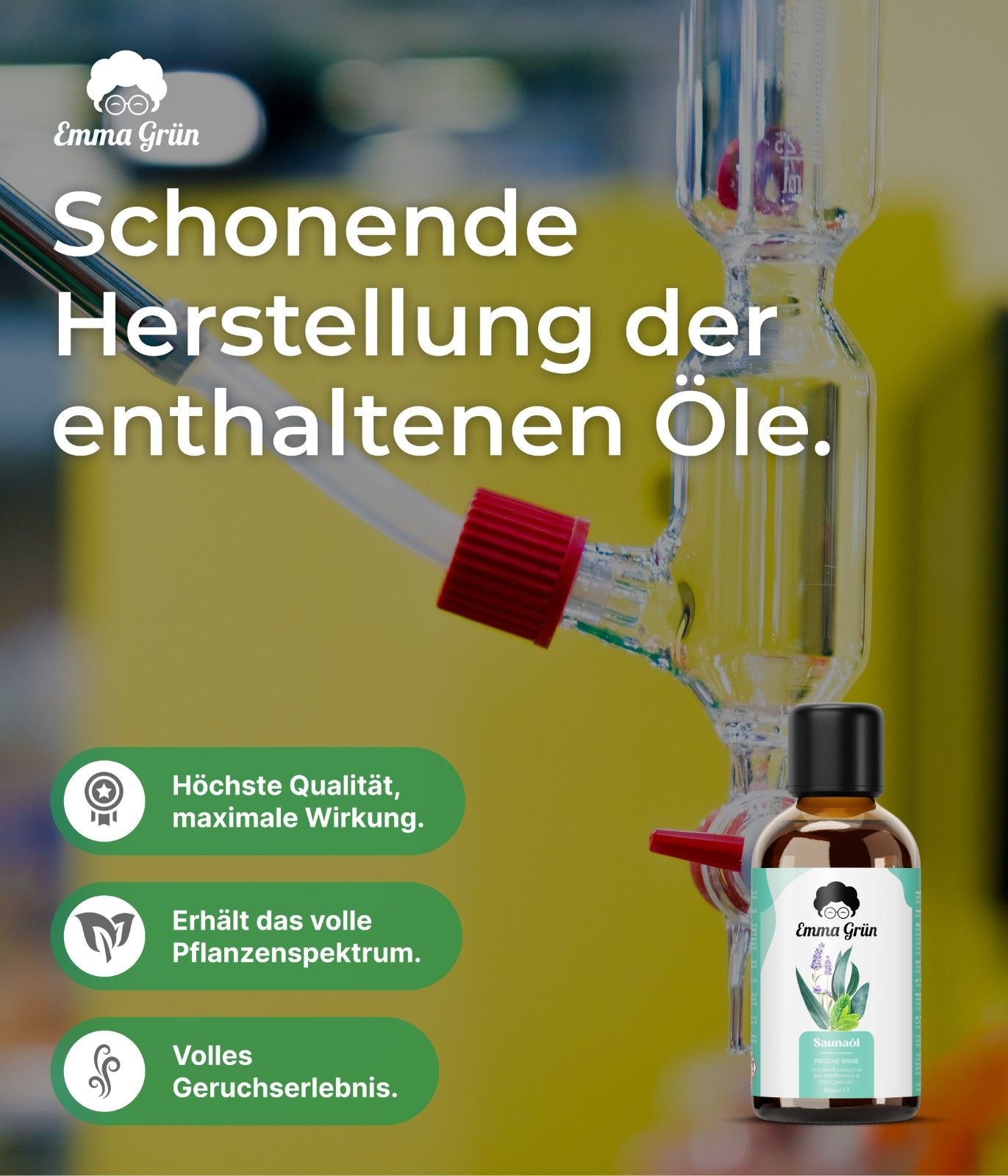 Bio-Saunaaufguss Frische Brise Emma Grün