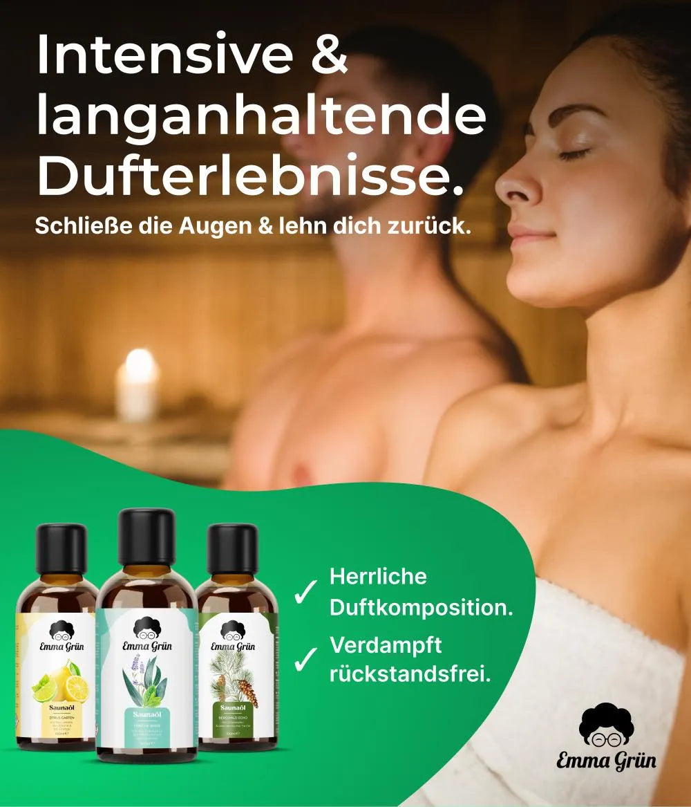 Sauna Aufguss Set Emma Grün