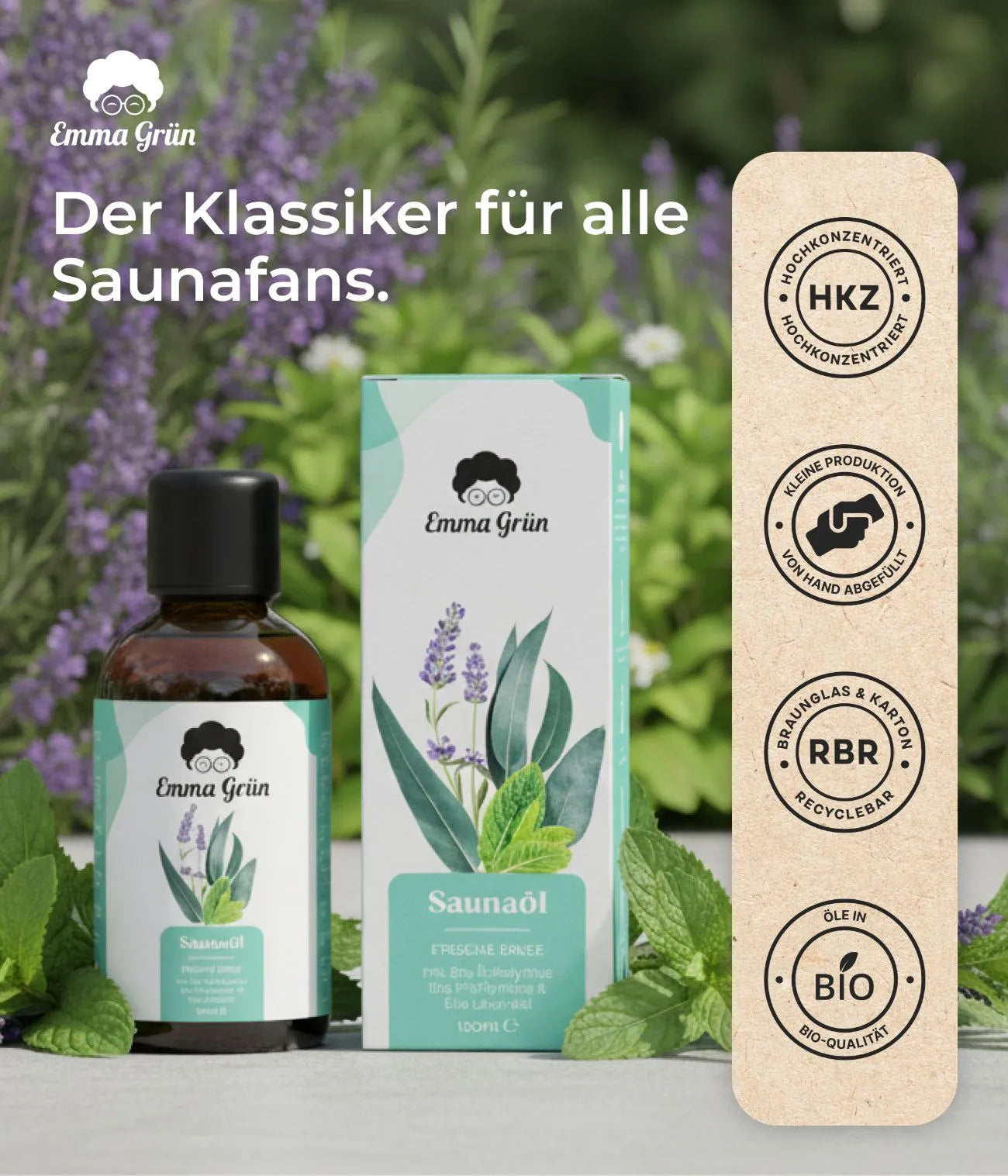 Bio-Saunaaufguss Frische Brise Emma Grün