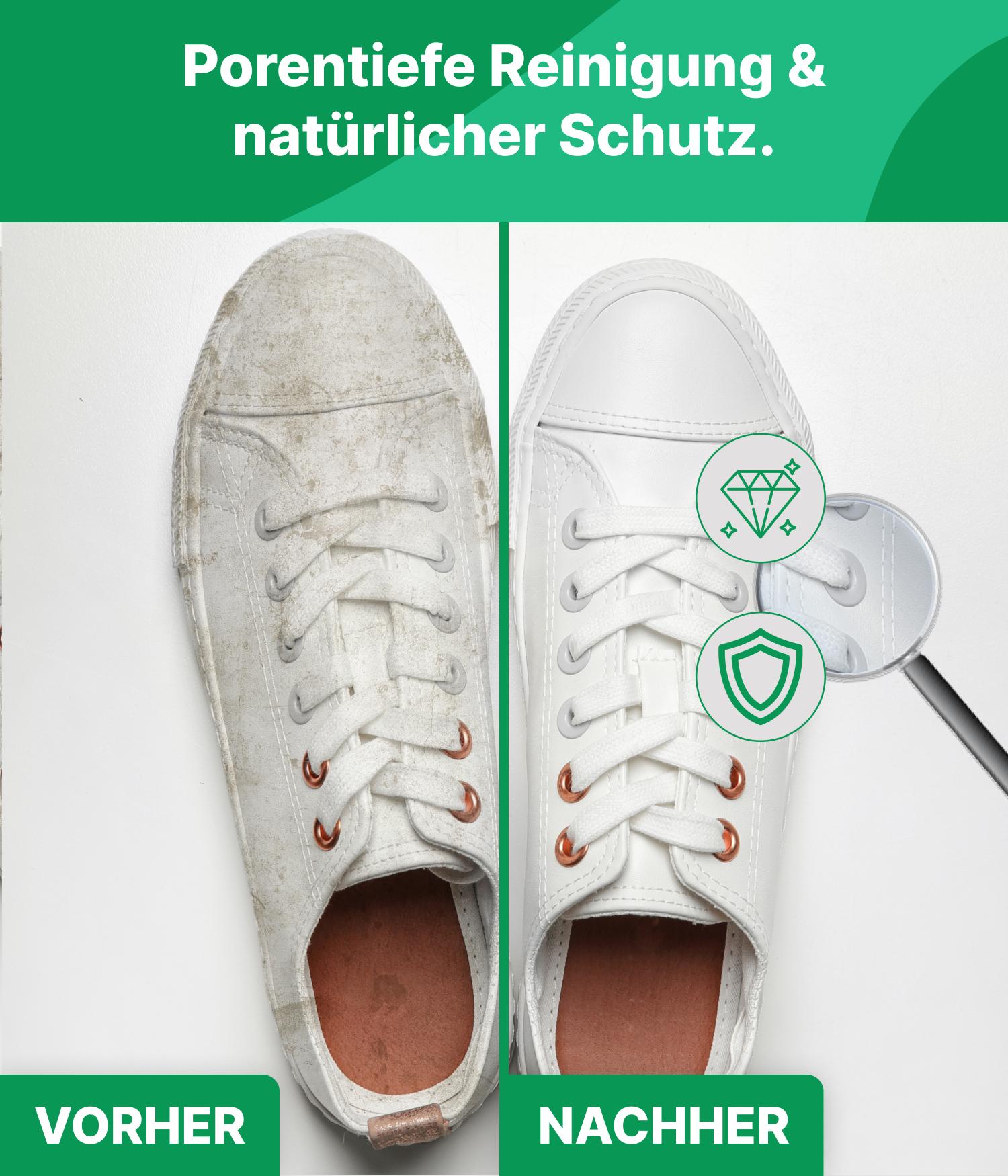 Sneaker Cleaner Set mit Reiniger & Imprägnierer Emma Grün