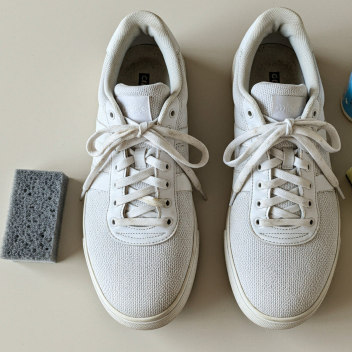 Sorbas Weiße Turnschuhe Damen Stoff Sneakers Weiße