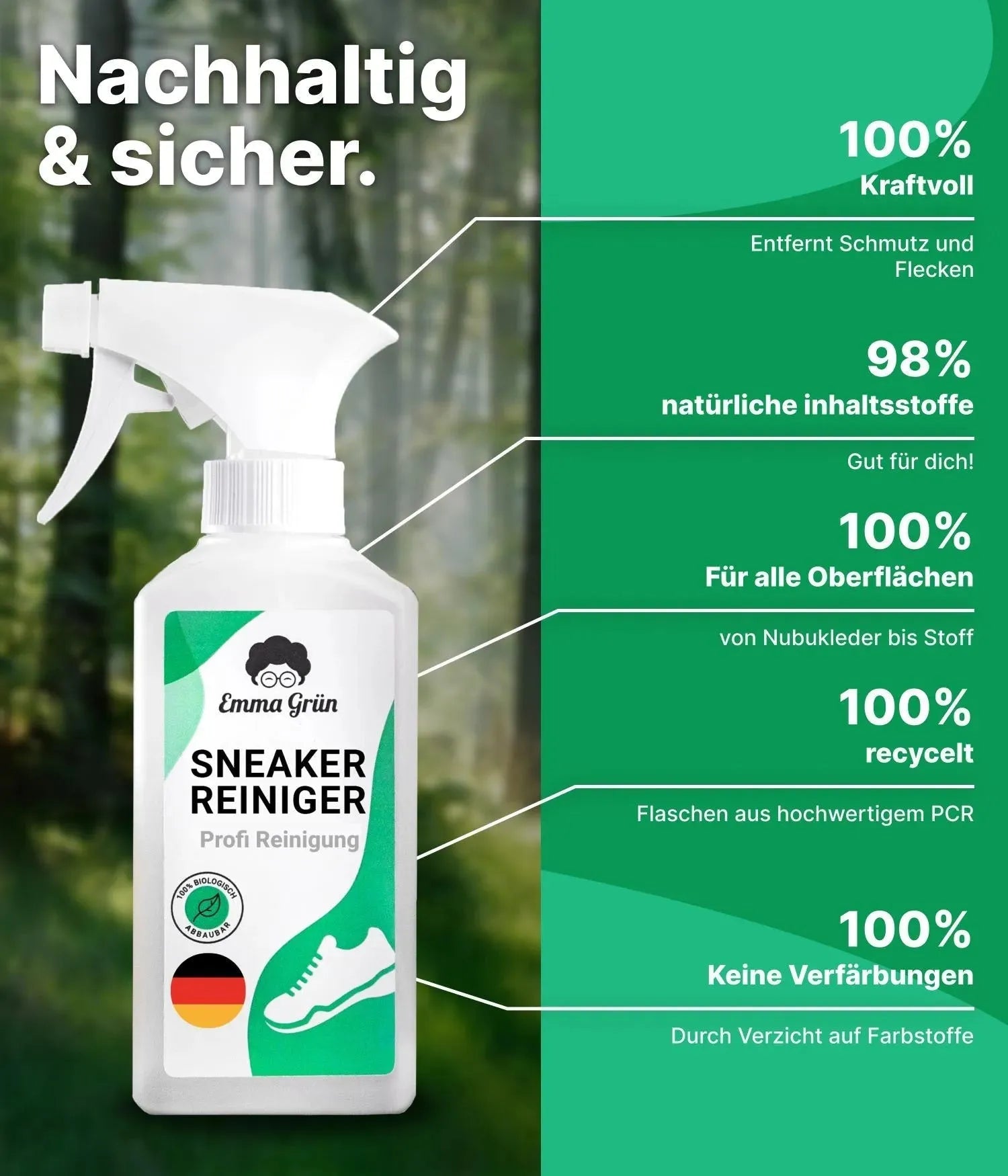Sneaker Reiniger (250 ml) Emma Grün