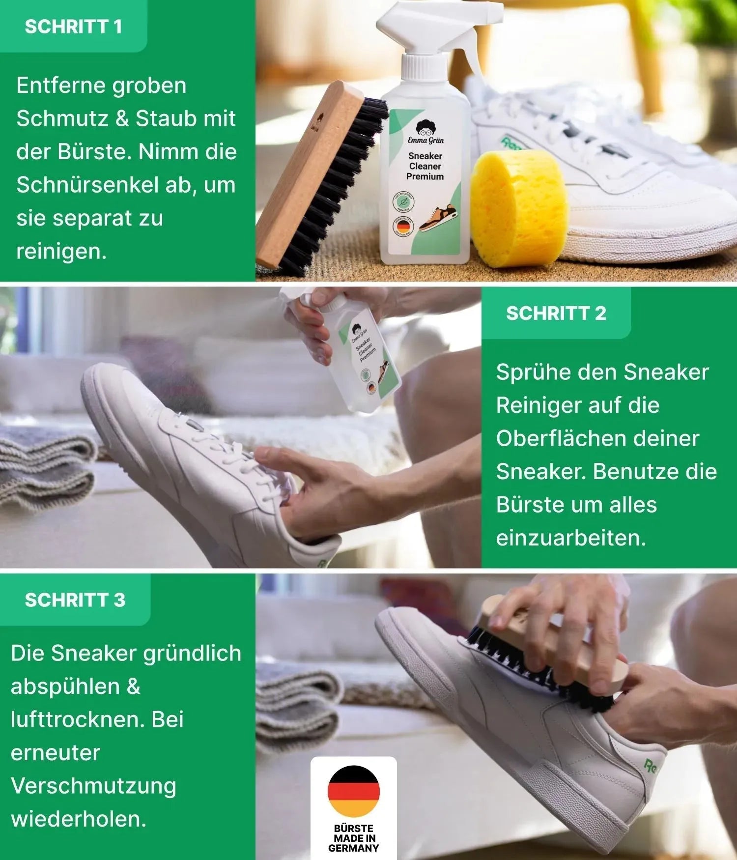 Sneaker Reiniger (250 ml) Emma Grün