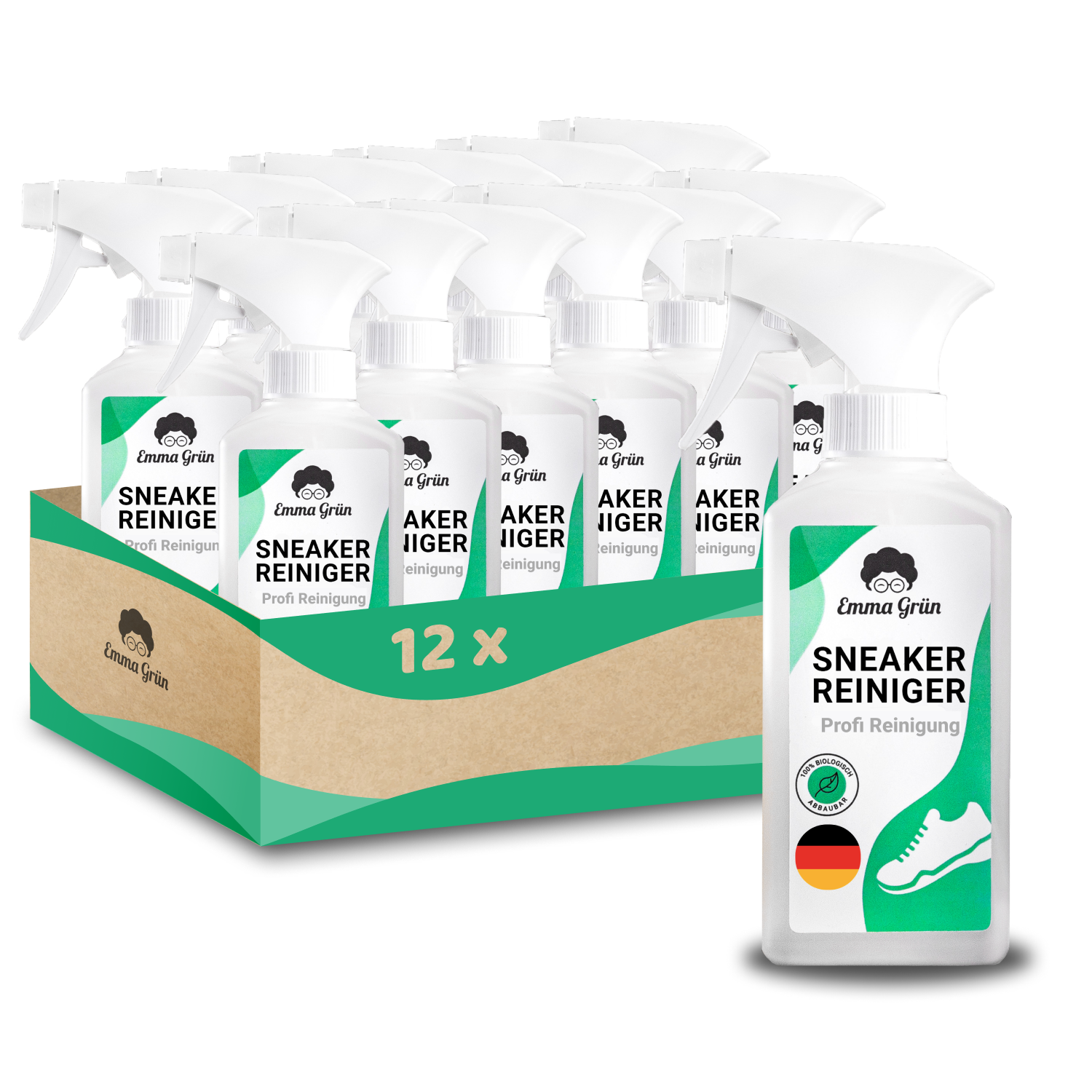 Sneaker Reiniger Emma Grün 12 x 250 ml