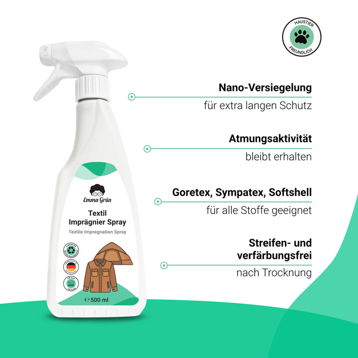 Textilpflege Profiset [2 x 500 ml + Bürste]