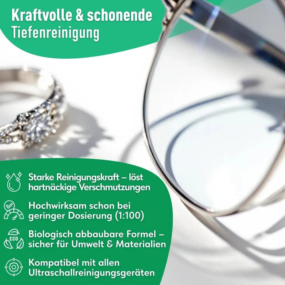 Ultraschallreiniger Konzentrat (750 ml) Emma Grün