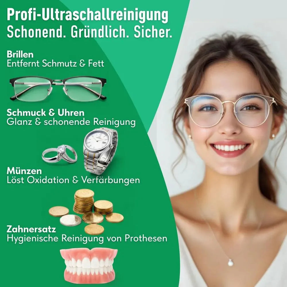Ultraschallreiniger Konzentrat (750 ml) Emma Grün