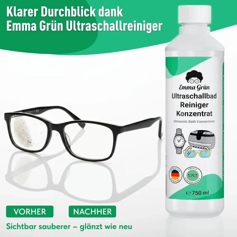 Ultraschallreiniger Konzentrat (750 ml) Emma Grün