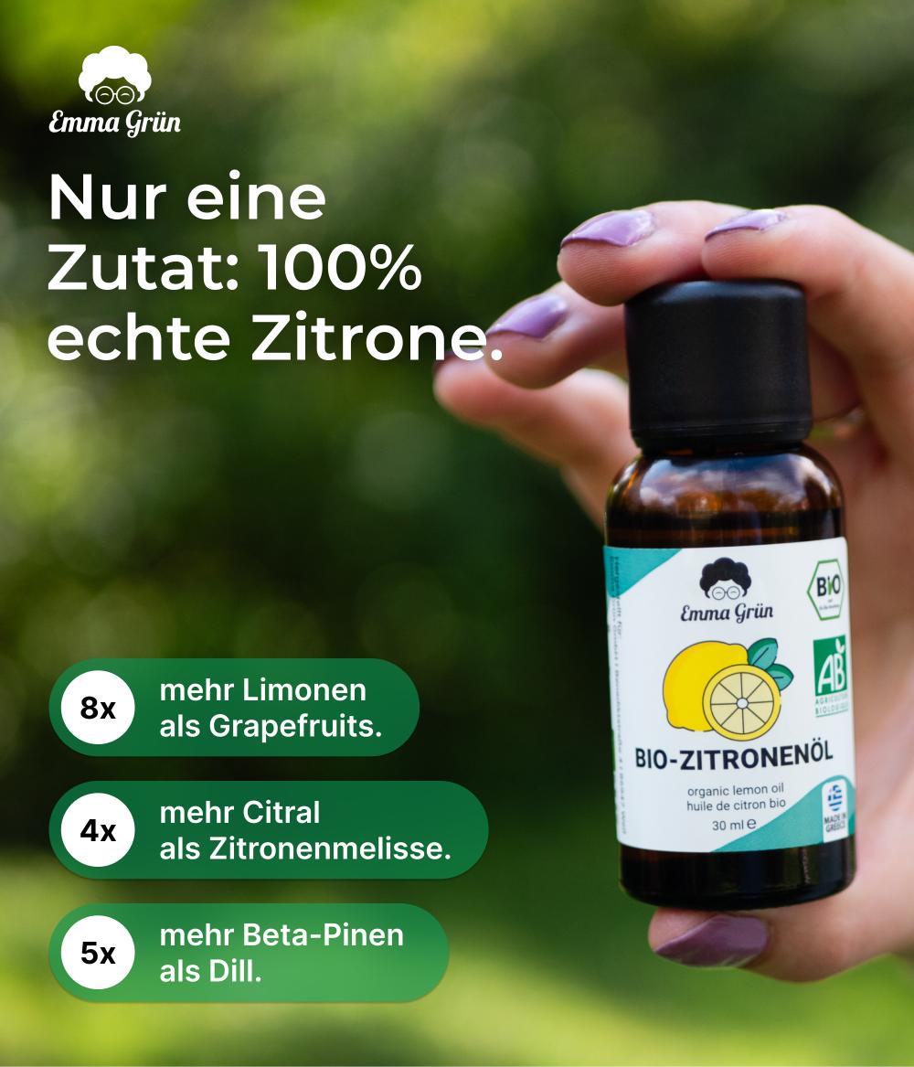 Bio-Zitronenöl Emma Grün
