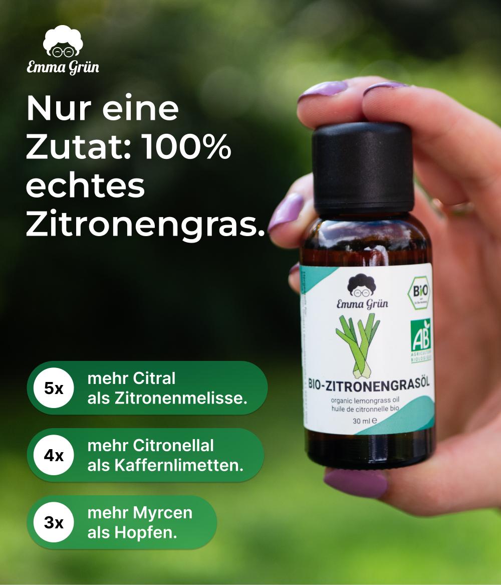 Bio-Zitronengrasöl Emma Grün