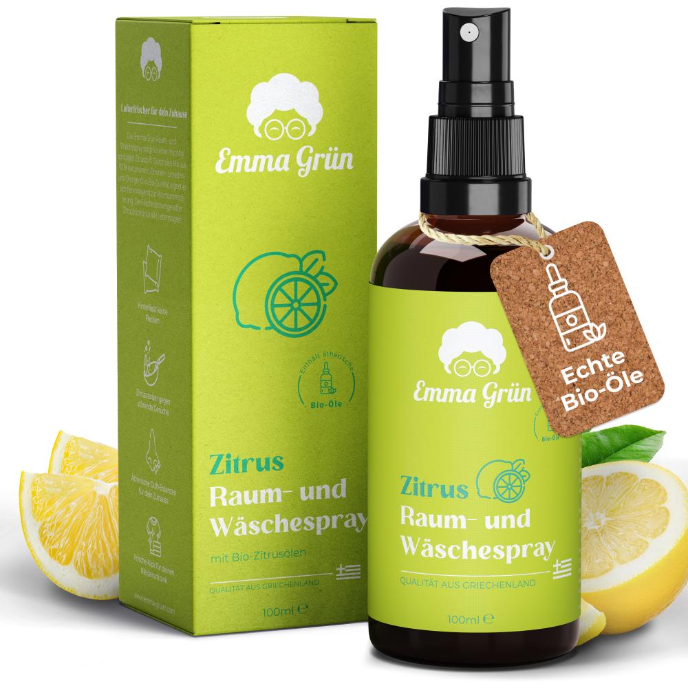 Bio Zitrus Raumspray Emma Grün 100 ml