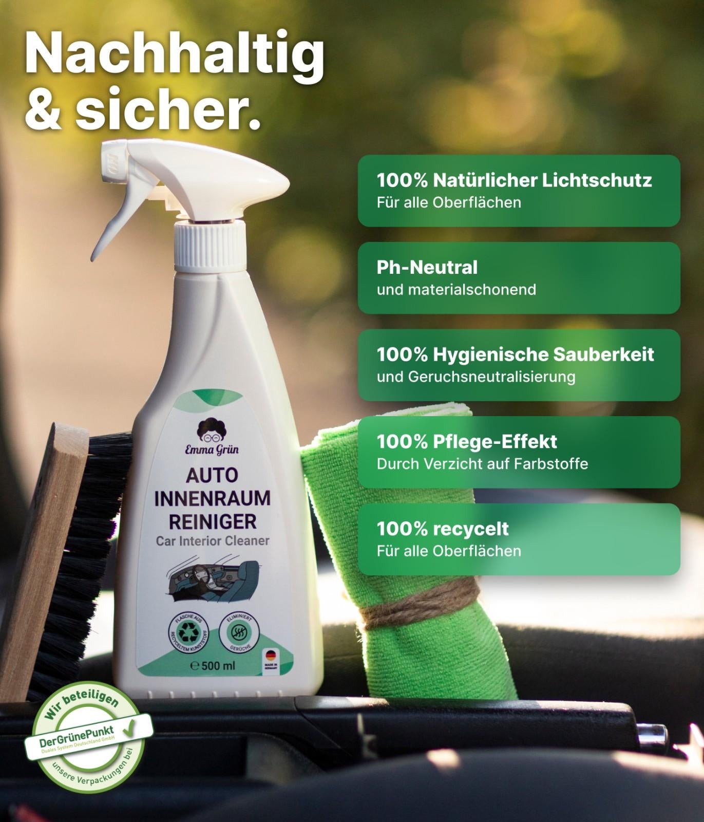 Auto Reiniger Emma Grün