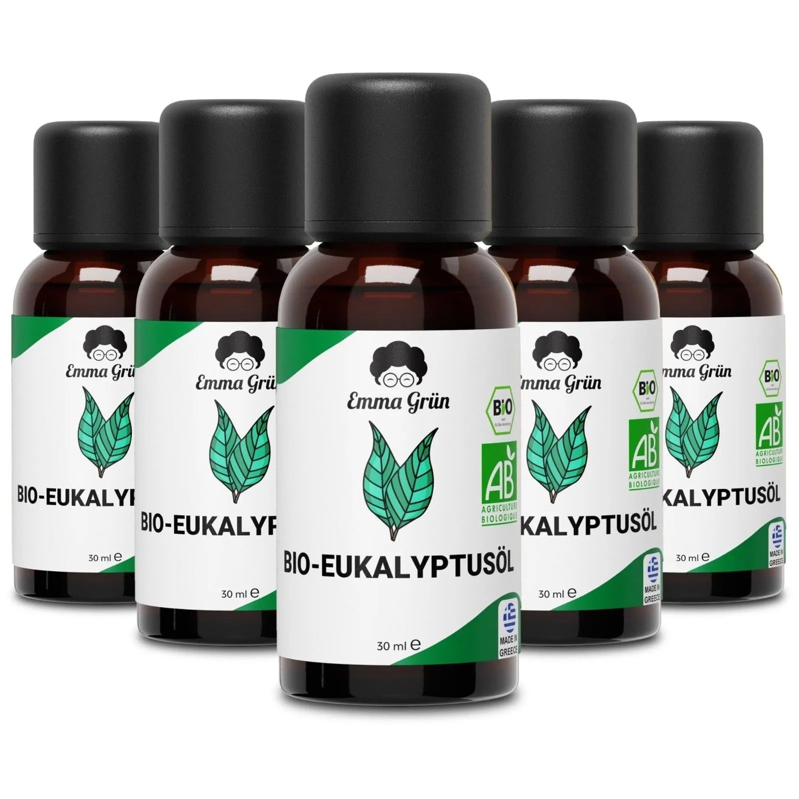 Bio-Eukalyptusöl (30 ml) Emma Grün 5 x 30 ml