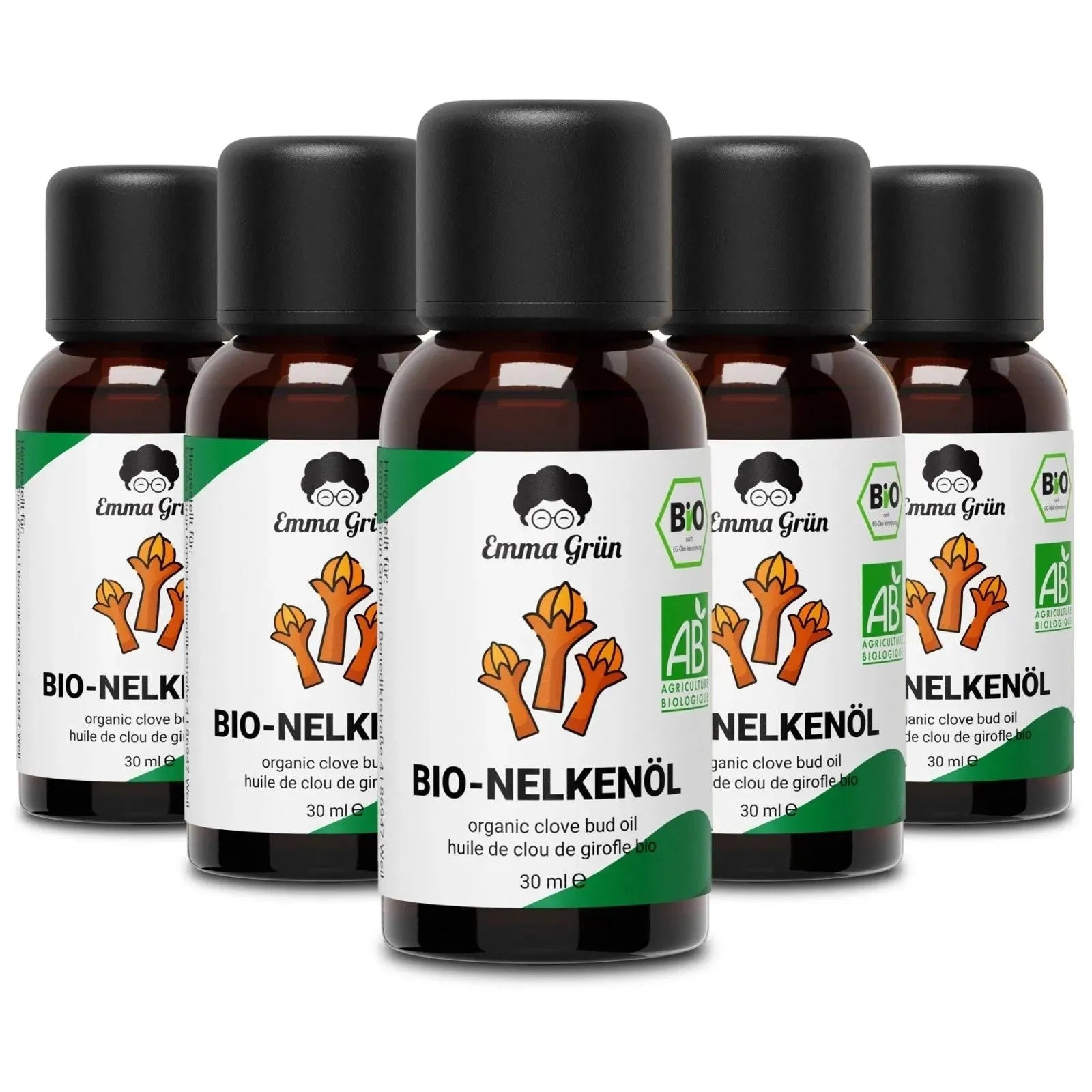 Bio-Nelkenöl (30 ml) Emma Grün 5 x 30 ml
