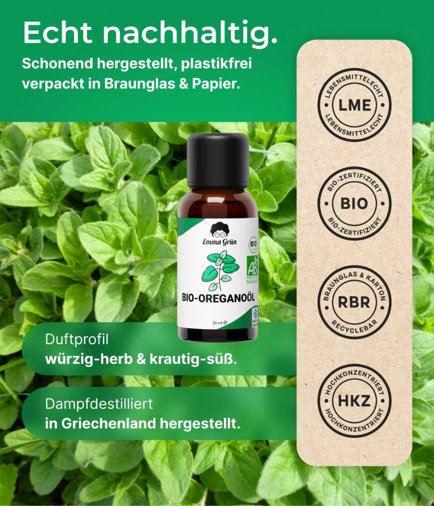 Bio-Oreganoöl (30 ml) Emma Grün