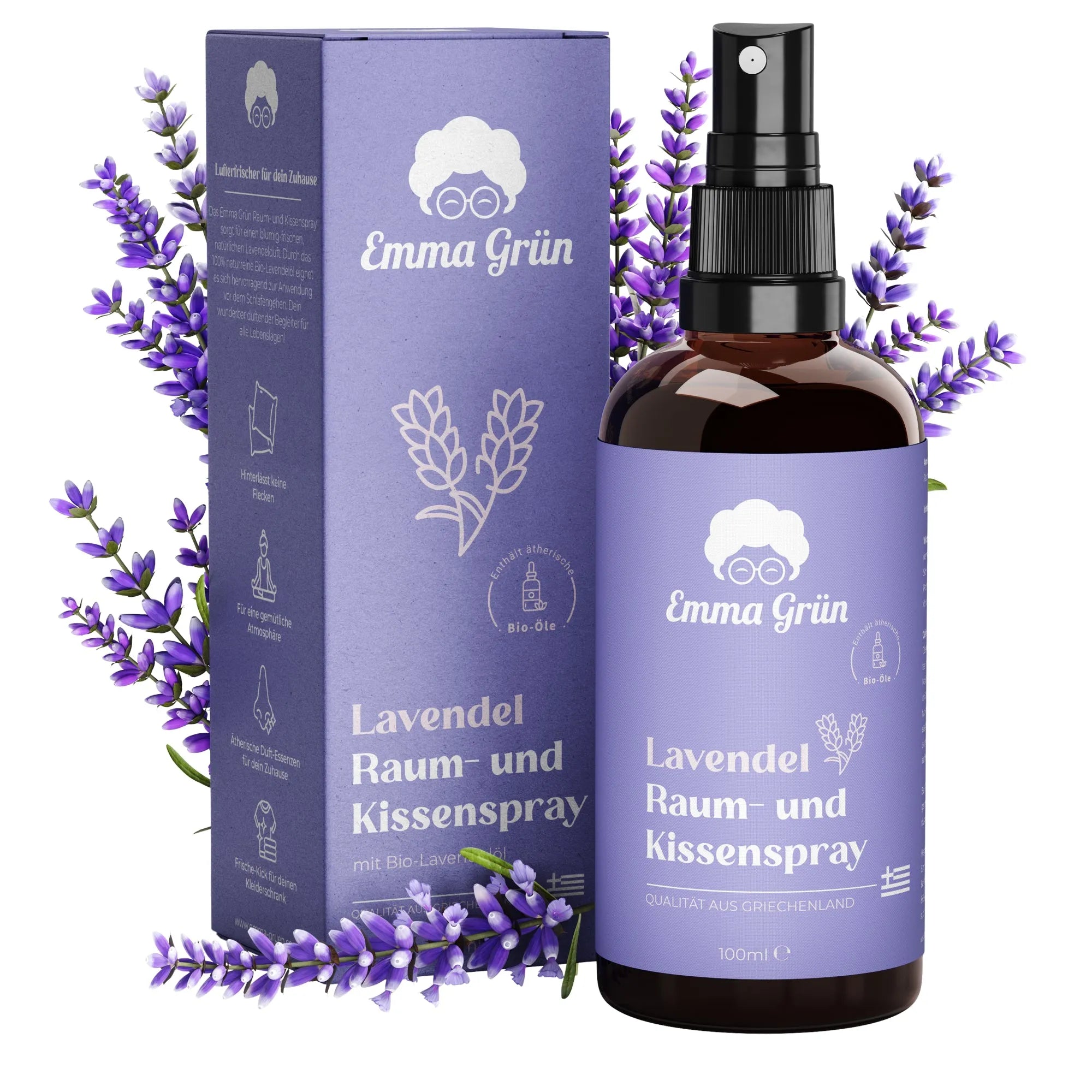 Bio Lavendelspray (100 ml) Emma Grün 100 ml