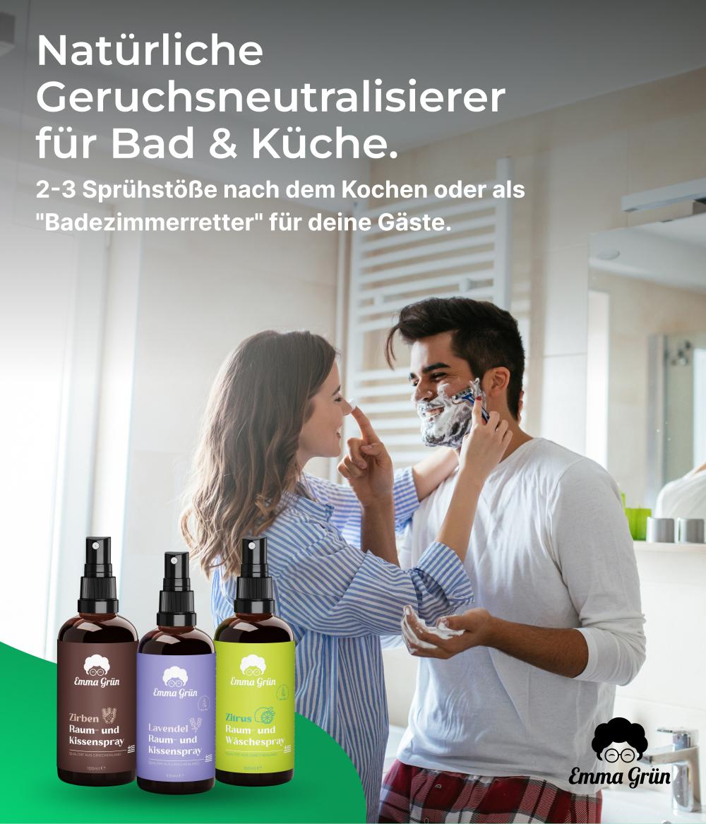 Bio Raumspray & Duftspray Set Emma Grün