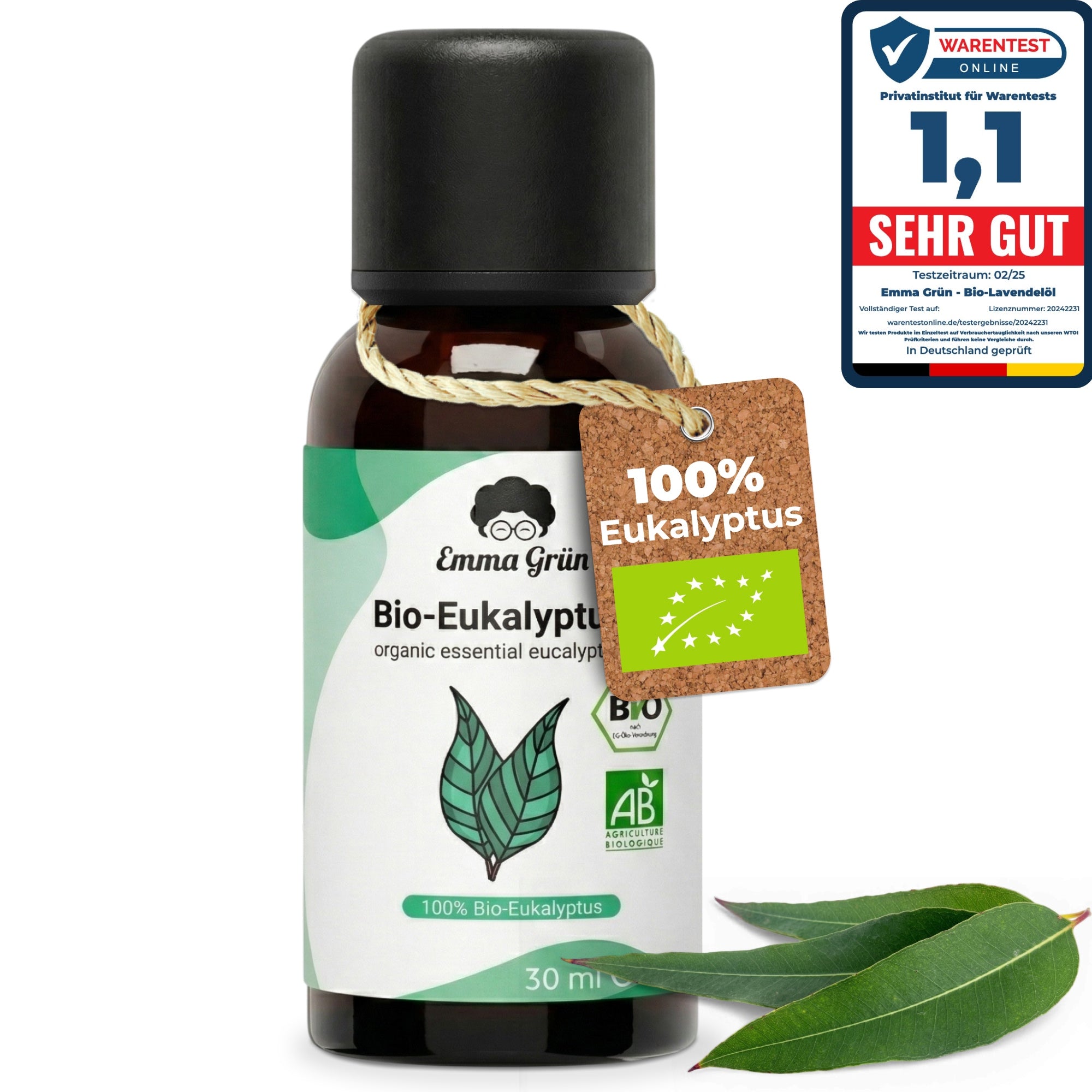 Bio-Eukalyptusöl (30 ml)