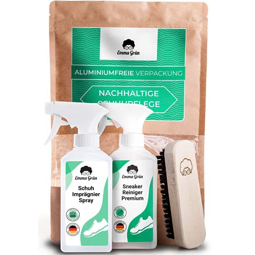 Kit de nettoyage pour baskets composé d'un nettoyant pour baskets 250 ml et d'accessoires (brosse et éponge) 