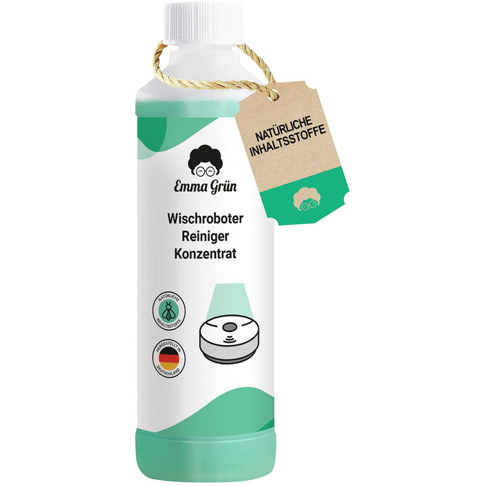 Mop robot cleaning agent concentrate 500 ml, cleaning agent for vacuum and wiping robots with a pine scent 
