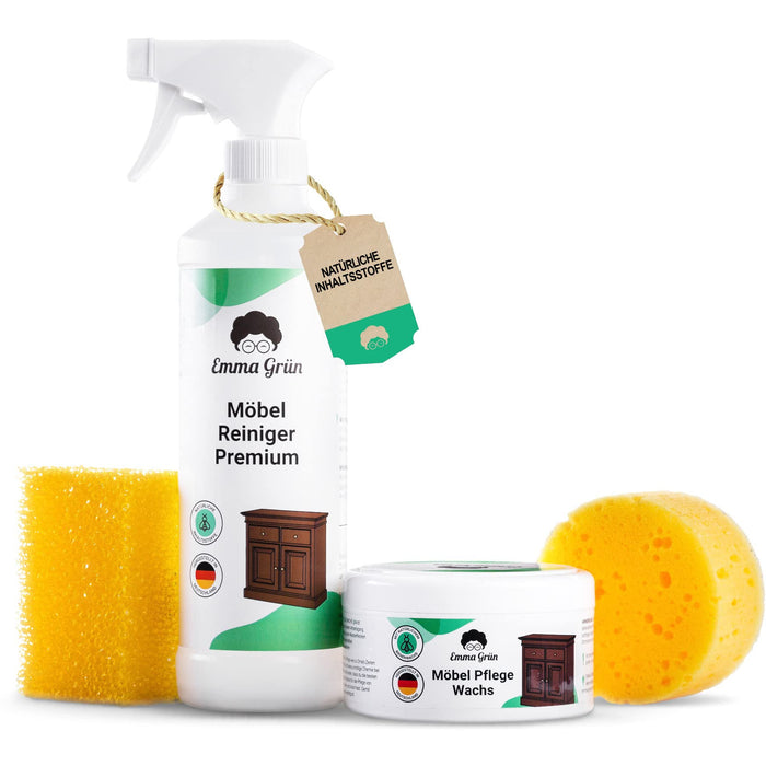 Premium Holzwachs 500 ml für Möbel, natürliches Poliermittel für Holz und Möbel