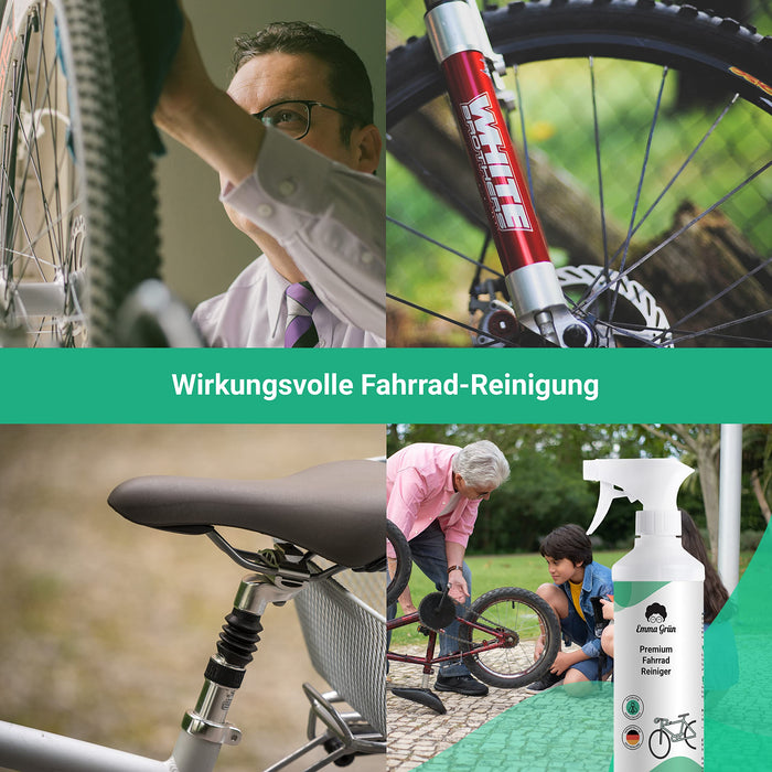 Fahrradreiniger 500 ml, Nachhaltiges Fahrradreinigungsmittel für saubere & glänzende Fahrräder