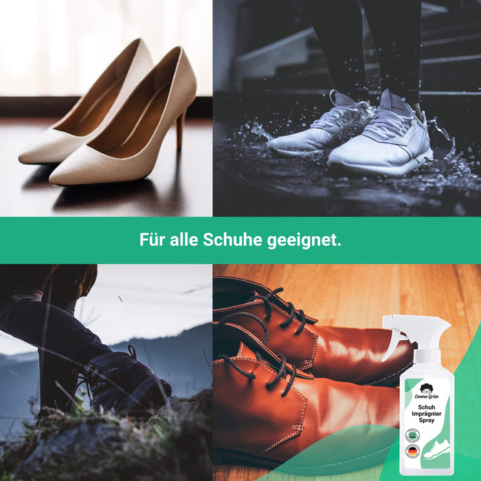 Schuh Imprägnierspray 250 ml, natürliche Imprägnierung für Schuhe & tex Stoffe