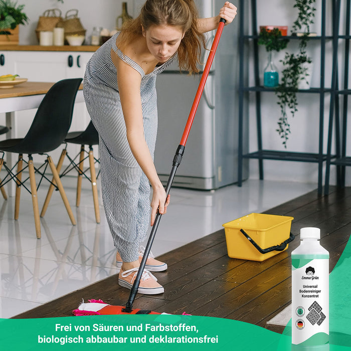 Universal floor cleaner 500 ml for gentle and thorough cleaning, universal cleaner concentrate for various floor coverings
