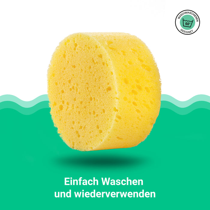 Schaumstoff Polierschwämme für Holz- & Lederpflege, grobe & feine Schwämme auswaschbar
